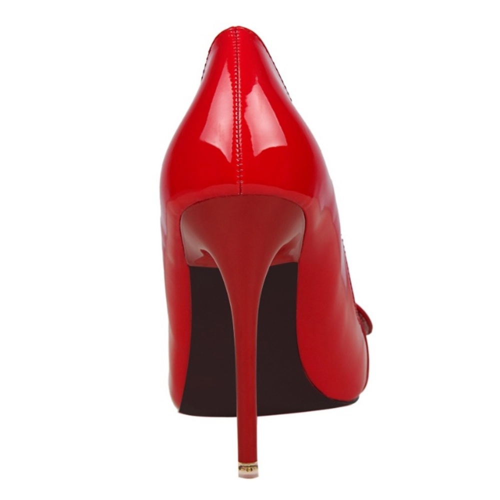 Final sale 🎈Red pumps with buckle detail - Picture 3 of 4